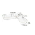thumbnail image 3 of Gnmfd Corner Bathroom Storage Rack Wall Mounted Cosmetic Organizer Tabletop Shelving Unit Adjustable Storage for Toiletries Makeup Skincare Bathroom Storage Cabinet Over the Toilet Storage Essentials, 3 of 3
