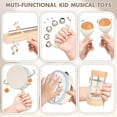 thumbnail image 4 of Instrumentos musicales Juguetes Montessori de madera para niños pequeños, 4 of 6