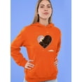 thumbnail image 2 of Abstract Heart W Paint Hoodie Women -Image by Shutterstock, Female Large, 2 of 4