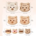 thumbnail image 2 of Soft Plush Bear Powder Puff Set For Sensitive Skin Travel Friendly Makeup Application, 2 of 7
