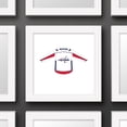 thumbnail image 4 of Gallery Pops NHL - Washington Capitals -Road Uniform Front Wall Art, White Framed Version, 12" x 12", 4 of 5