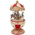 thumbnail image 4 of Northlight Horses and Cupids Animated Musical Carousel - 7.25", 4 of 6