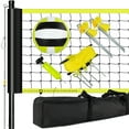 JASCOPRO Volleyball Net Set for Outdoor, 32*8 Feet, Three Height