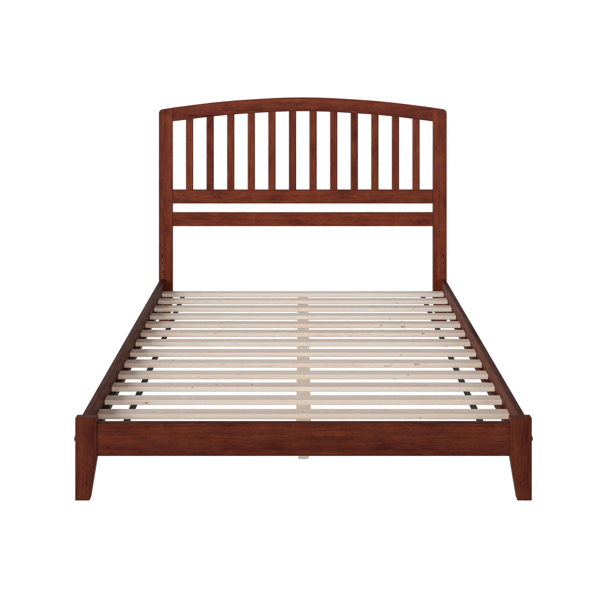 AFI Richmond Queen Low Profile Wood Platform Bed, Walnut