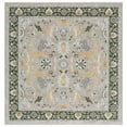 thumbnail image 2 of SAFAVIEH Bayside Aline Oriental Polyester Area Rug, Green/Beige, 6'7" x 6'7" Square, 2 of 11