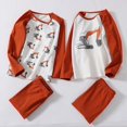 thumbnail image 2 of Pijamas de Navidad para niños, ropa interior de algodón cálido, conjuntos de pijamas de dibujos animados para niños y niñas, Invierno, 2 of 4