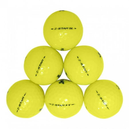 Srixon Golf Balls, Yellow, Used, 50 Pack