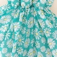 thumbnail image 4 of Toddler & Baby Girls Summer Off Shoulder Tutu Princess Dress Chiffon Flowy Beachwear Sundress, 4 of 6