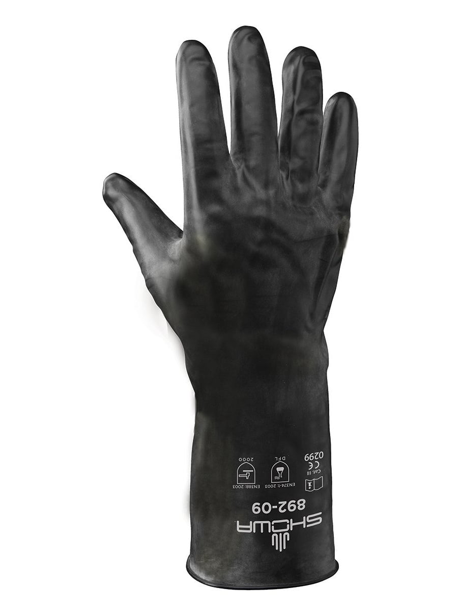 SHOWA 892 Unlined Viton Over Butyl Glove 1 Pair XX-Large 