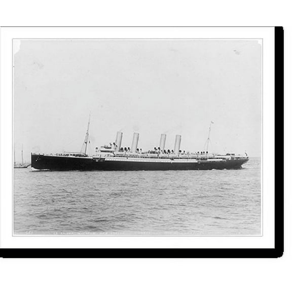 Historic Print, S.S. KAISER WILHELM DER GROSSE - 2, 16" x 20"