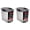 12 Cup (Pack of 2), variant on PETGLE Brilliance Pantry Food Storage Containers, Set of 4 (8 Pieces), BPA-Free, Clear, Airtight