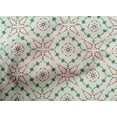 thumbnail image 4 of oneOone Cotton Poplin Green Fabric Dot|Heart & Shapes Geometric Craft Projects Decor Fabric Printed By The Yard 56 Inch Wide, 4 of 4