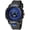 Black Blue, variant on Men's Large Face Watches 5ATM Outdoor Sports Military Digital Transparent Watch Multi Function Water Resistant Backlight Alarm Stopwatch LED Rugged Wristwatch for Training Hiking