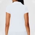 thumbnail image 5 of Haivin Women's Casual Top, Solid Color Short Sleeve, for Everyday Wear, 5 of 5