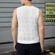 thumbnail image 2 of Chaleco de punto con aberturas para hombre: prenda sin mangas con cuello redondo, diseño moderno, combina con leggings/vaqueros, tallas S-XXL, 2 of 8