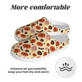 thumbnail image 6 of Easygdp Halloween Donut Slippers for Women Mens Winter Warm Home Slippers Plush Slip on House Slippers for Indoor Outdoor Shoes-46/47, 6 of 7