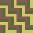 thumbnail image 1 of Ahgly Company Machine Washable Indoor Square Transitional Green Area Rugs, 8' Square, 1 of 7