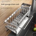 thumbnail image 4 of Sink Cleaning Tool Storage Rack Kitchen Multi-Function Drain Rack Sponge Cleaner Storage Rack Rag Rack, 4 of 6