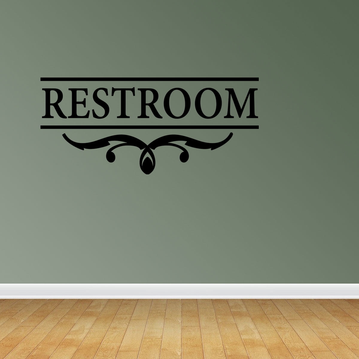 Home, Furniture & DIY Wall Decals & Stickers Bathroom Restroom Toilet