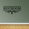 Restroom Bathroom Door Room Decor Door Label Organization Sticker Decal PC300