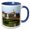Blue/White, variant on 3drose, Bridge, Ponte Santa Trinita, Arno River, Italy - Eu16 Nto0385 - Nico Tondini, 11oz Magic Transforming Mug