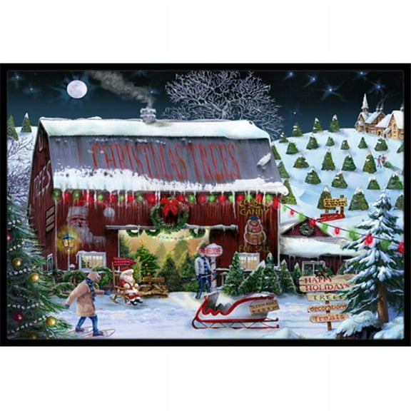 Christmas Tree Farm Indoor & Outdoor Mat, 24 x 36 in.
