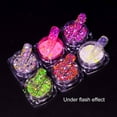 thumbnail image 6 of dianhelloya 6 Box Nail Sequin Flake Shining Sparkling Reflective Iridescent High Gloss Colorful Faux Diamond Glitter Powder Nail 6pcs, 6 of 7