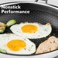 thumbnail image 7 of Resenkos 10" Non-Stick Fry Pan w/ Lid, Stainless Steel, Dishwasher/Induction/Oven Safe, PFOA-Free, Silver, 7 of 7