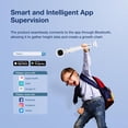 thumbnail image 3 of Bisonbody Smart Digital Height Measuring Device for Kids – Wireless Height Tracker with Dual Ultrasonic Measurement Technology – Accurate Smart Height Measurement Scale – Astronaut Design (White), 3 of 6