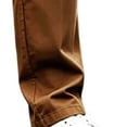 thumbnail image 5 of Mifsaly Mens Cargo Pants with Multi Pockets Elastic Waist Drawstring Utility Work Trousers Comfortable Relaxed Fit Outdoor Hiking Training Bottoms, 5 of 5