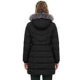 thumbnail image 2 of Wantdo Women's Puffer Jacket Windproof Winter Coat Stylish Winter Parka Jacket Black L, 2 of 7