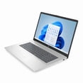 thumbnail image 3 of HP 17.3" HD+(1600 x 900) Laptop, Intel Core i3-N305, 16GB Memory, 256GB SSD, Copilot AI, Wi-Fi 6, Privacy Camera, HP Fast Charge, Windows 11 Home, Natural Silver with Mazepoly Accessories, 3 of 7