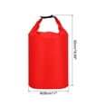 thumbnail image 2 of 1 Pcs Waterproof Dry Bag Dry Sack Lightweight Portable Travel Red, 2 of 6