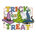 thumbnail image 2 of Imaginating Counted Cross Stitch Kit 10.5"X7.75"-Trick Or Treat (14 Count), 2 of 2