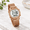Brown, variant on Pedometer Watch For Women Step Counter No App Or Charging