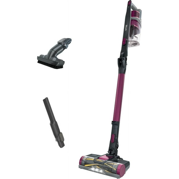 Shark IZ163H Pet Plus Cordless Stick Vacuum, Self-Cleaning Brushroll, HEPA Filter, 40-min Runtime, Folds for Storage, Lightweight, Carpet & Hard Floor Cleaning, Raspberry