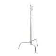 thumbnail image 2 of Godox Double Rise 8.8 Feet C-Stand with 50-Inch Arm, Aluminum Construction, and Steady Legs (Silver), 2 of 4