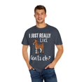 thumbnail image 4 of I Just Really Like Goats Ok? Cool Farmers Farm Animals Lover Men Women Unisex Garment-Dyed T-shirt, 4 of 4