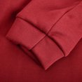 thumbnail image 5 of Chandail en Molleton Oversize 2023 pour Femmes Chemises Unies Col Rond Manches Longues Hauts Blouse Imprimée Coupe Ample Hauts pour Femmes, 5 of 5
