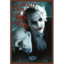 DC Comics - The Dark Knight - The Joker - Man With A Plan Wall Poster, 22.375" x 34", Framed
