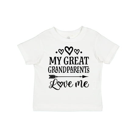 

Inktastic My Great Grandparents Love Me Gift Toddler Boy or Toddler Girl T-Shirt