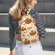 thumbnail image 5 of Balery Thanksgiving With Turkey Mochila Clásica Impresa Básica para Viaje, Mochila Escolar Resistente al Agua, Mochila de Lona con Correas Ajustables-Medium, 5 of 5