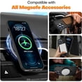 thumbnail image 2 of for iPhone 12 Case/iPhone 12 Pro Case Magnetic Compatible with MagSafe Slim Translucent Matte Phone Case Cover 6.1 inch (Black), 2 of 14