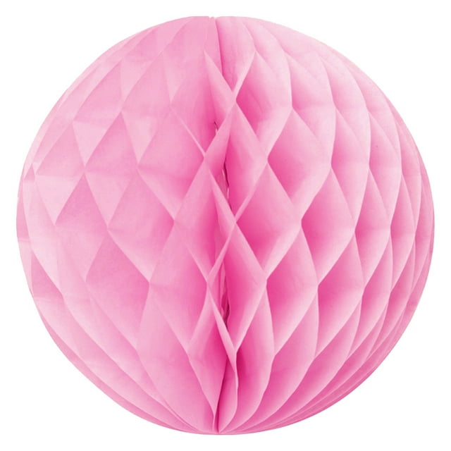 1 Unids 25 Cm / 30 Cm Colgando Papel De Seda Pom Poms Lantern Honeycomb Ball Decoración - Rosado Sunnimix panal de papel
