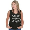 thumbnail image 4 of Sweet Savage Cute Sassy Attitude Gym Tank Top Tee Shirt Women Brisco Brands S, 4 of 5