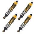 thumbnail image 3 of 4Pcs OffRoad Vehicle Metal Shock Damper Part for 106004 Remote Control Car Accessory(Gold ), 3 of 8