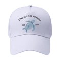 thumbnail image 1 of MIASHUI Casquette de Baseball pour Hommes Femmes Imprimé Soleil Course Ajustable Chapeau de Soleil, Blanc, 1 of 3
