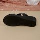 thumbnail image 5 of Mujeres Más Tamaño Vestidos de Verano Doble Correa Cuña Tacón Sandalias Casual Versátil Aumento de la Altura Zapatos Primavera, 5 of 9