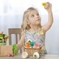 thumbnail image 6 of BESTSKY Easter Hide&Squeak Dinosaur Eggs Sorting&Matching Learning Toys for Toddlers Kids Boys Girls Easter Basket Stuffers Gifts Party Favors, 6 of 7