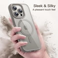 thumbnail image 6 of JETech Magnetic Case for iPhone 16 Pro Max 6.9-Inch Compatible with MagSafe, Shockproof Phone Bumper Cover, Solid Color Matte TPU Frame, Anti-Scratch Clear Back (Natural Titanium), 6 of 6